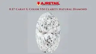 💎 Radiant 0.57 Carat G Color VS1 Clarity Natural Diamond #naturaldiamonds #ajretail