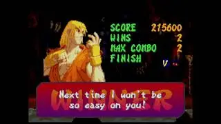 Street Fighter Alpha 2 Ken gameplay demo
