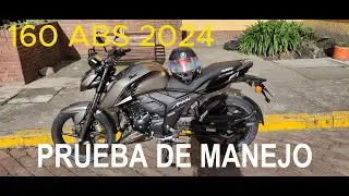 APACHE 160 ABS 2024 PRUEBA DE MANEJO