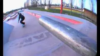 Luca Crestani at the Kuka skatepark-Civitanova