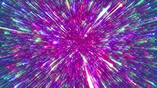 4K Screensaver | Colorful Abstract Light Burst Motion – Psychedelic VJ Loop (No Sound)