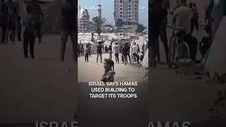 Moment: Israeli Strike Topples High-Rise Building In Gaza City | N18G