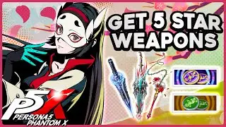 EXCHANGE SALAMANDER AND GECKO COINS FOR FREE WEAPONS - PERSONA 5: THE PHANTOM X