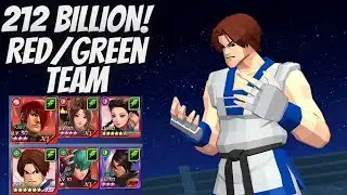 212 BILLION! - RED/GREEN TEAM - NO A5 OR CONCENTRATE! - LOW POLY STYLE KIM BOSS - KOF ALL STAR