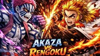 Akaza vs Rengoku Ye fight sirf battle nahi, ek legend hai 🔥⚔️ part 1 in game video 