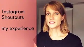 Instagram Shoutouts (my experience)