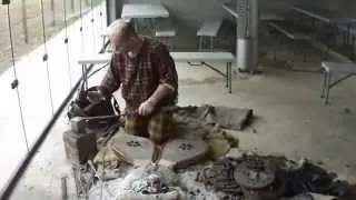 Forge d'un couteau gaulois par Jean-Marc Gillet. Vidéo Cerda - Artisanat.