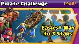 Easiest Way to 3 Stars Event Attack | Pirate Challenge COC