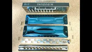 クロマチックハーモニカ 分解 修理 トラブル 参考 SUZUKI G-48 Gregoire Maret Chromatic Harmonica スズキ グレゴアマレ ハーモニカ