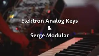 Cinematic Elektron Analog Keys & Serge Modular