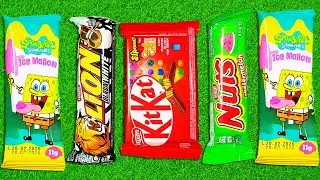 Satisfying ASMR Candy Unboxing (No Talking) | KitKat, Lion, Ice Mallow & Caramel