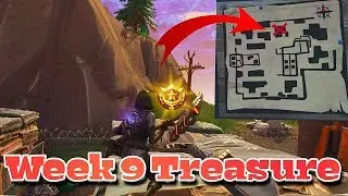 Fortnite Battle Royale - Week 9 Treasure Challenge Guide (Season 4)