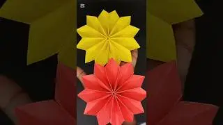 Easy paper craft flower idea#paperflower #crafty #creative #artandcraftentertainment