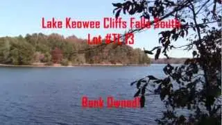 SOLD! Bank Owned $220,000 Lake Keowee Cliffs Falls South Deep Water Gated Community Waterfront Lot