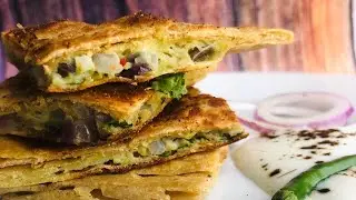 Egg Paratha Recipe| Egg Stuffed Parantha Recipe | Egg Lifafa Paratha | Street Food Egg Roll Paratha