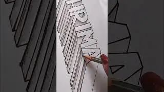 3D Name Art 🥰 Thrima 💖💖💖 #3dartdrawing #artscraft #art #sketch #3ddrawing #satisfying #artist