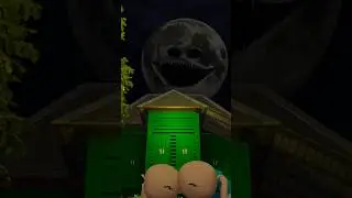 The Moon Wake Up Menghancurkan Rumah Uoin Ipin ‼️😱
