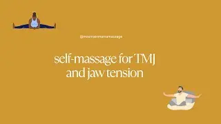 self massage for TMJ and jaw tension