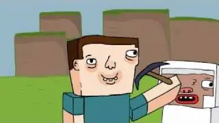 Minecrap escape from MINECRAFT CARTOON PARODY