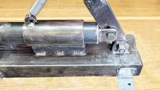 Отличный Угловой Гибочный Станок из Круглой Трубы!!