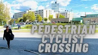 Pedestrian Crossing Signals #Stockholm #Sweden||Road Safety|| Vision Zero - Safety at every turn