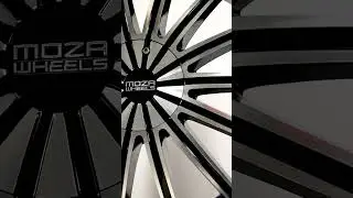 MOZA WHEELS:  914 PRESTIGE 🙏🏽 20 INCH GLOSS BLACK MACHINED