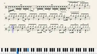 Finger Eleven - Paralyzer (Drum Sheet Music)
