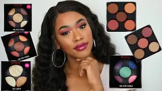 5 Eyeshadows For £5! Freedom Makeup HD Eye Foils SWATCHES & REVIEW | DRUGSTORE WEEK!