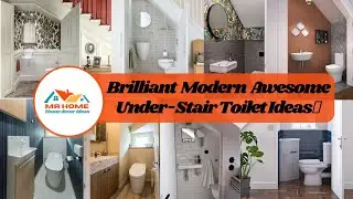 Modern Under-Stairs Toilet Ideas 💡🏡💡   under stairs toilet designs
