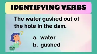 VERB QUIZ | Identifying Verbs | English Quizzes