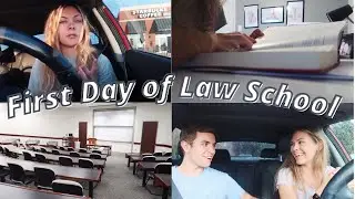 FIRST DAY OF LAW SCHOOL VLOG **in person**