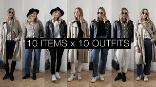 AD | 10 items x 10 outfits | Autumn capsule lookbook