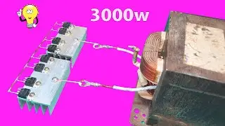 How to make a simple inverter 3000W, 12 to 220v IRF 3205, creative prodigy #88