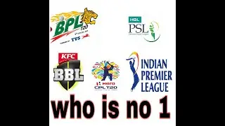 #cricket #ipl #bbl                                                Top 5 Cricket leagues in the world
