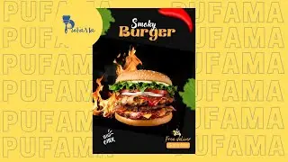 How To Make a Delicious Burger Social Media Post Design in Canva