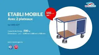 LA Solution Manutention pour Ateliers & Usines | 🇲🇦 MEILLEUR PRIX Maroc 💥 Promo Exclusive💥