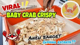 Street Food Viral‼️ BABY CRAB CRISPY Pake Kepiting Rajungan. Gimana Rasanya⁉️ | Kuliner Surabaya