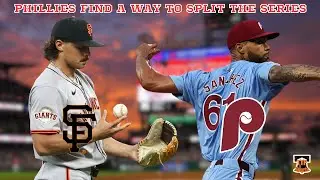 PHILLIES SPLIT THE SERIES WITH THE GIANTS! CRISTOPHER SANCHEZ 12 K'S!! UP AND DOWN OFFENSE!