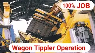 Wagon Tippler Operation|| How To Operate Wagon Tippler Machine