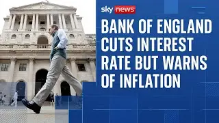 Bank of England cuts interest rate but warns of higher inflation