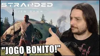 MAIS UM JOGO DE COLONIZA&Ccedil;&Atilde;O, MAS &Eacute; BONITO!  - REACT STRANDED ALIEN DAWN TRAILER GAMESCON 2022