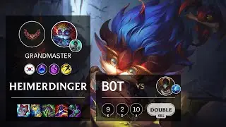 Heimerdinger Bot vs Jhin - KR Grandmaster Patch 12.3