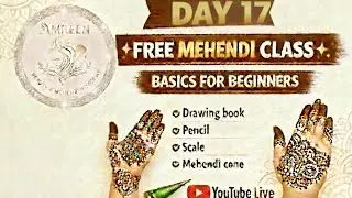 FREE Mehendi Class Day 17 | Design Flow, Balance & Finishing | Step-by-Step #freemehendiclass #art