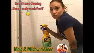 LIVE STREAM cleaning! Does Zep Mold & Mildew Stain Remover actually work in just a few minutes?