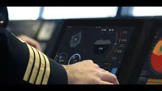 A Glance of Navigation Bridge on a Chemical Tanker Vessel.Workspace of a Navigating officer.