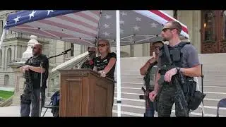 Katherine Henry With Restore Freedom Thin Blue Line Rally Speech 081420