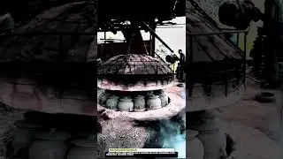 Clay Pottery Firing Worktool in Traditional Kiln for Durable Earthenware