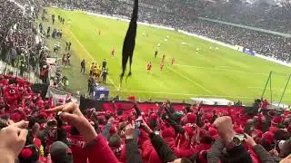 Legia vs Widzew 2:2 - druga bramka dla Widzewa w sektorze gości