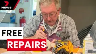 Sydneysiders are happily lending a hand at volunteer-run cafes to repair daily use items | 7NEWS