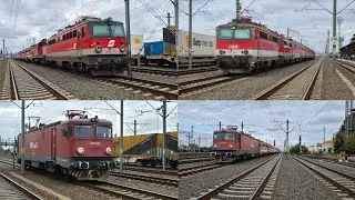 Convoi de locomotive electrice vechi OBB aduse din Austria au sosit in Curtici